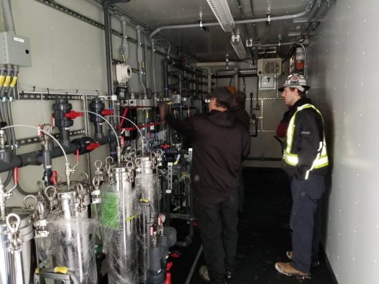 Lhoosk’uz Dené water treatment system