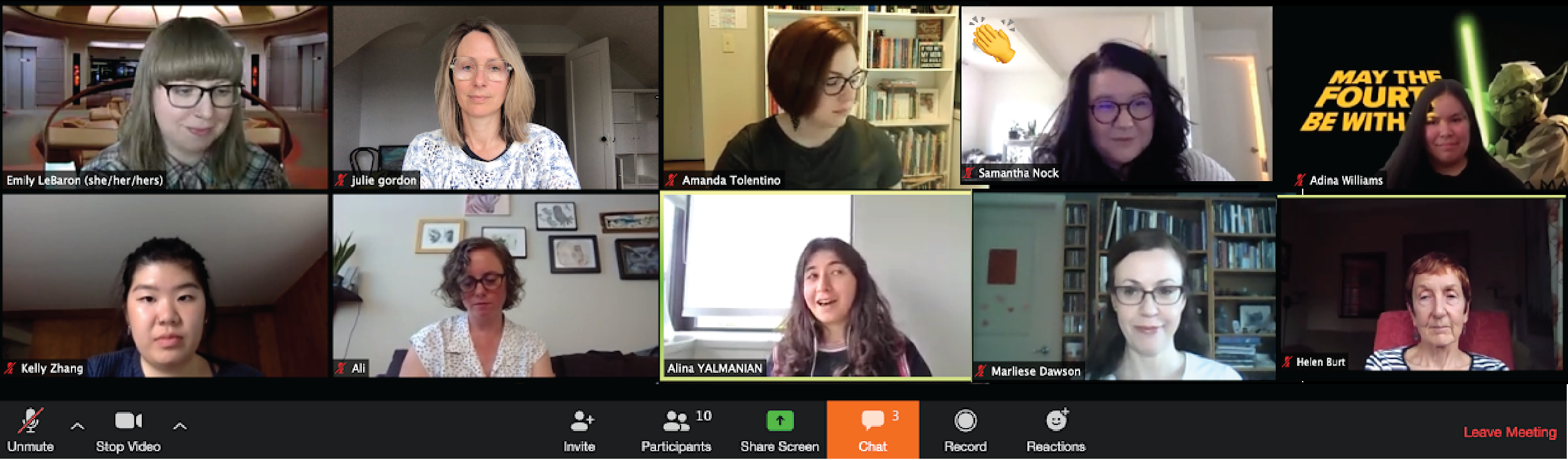 May 1 Team Zoom Call