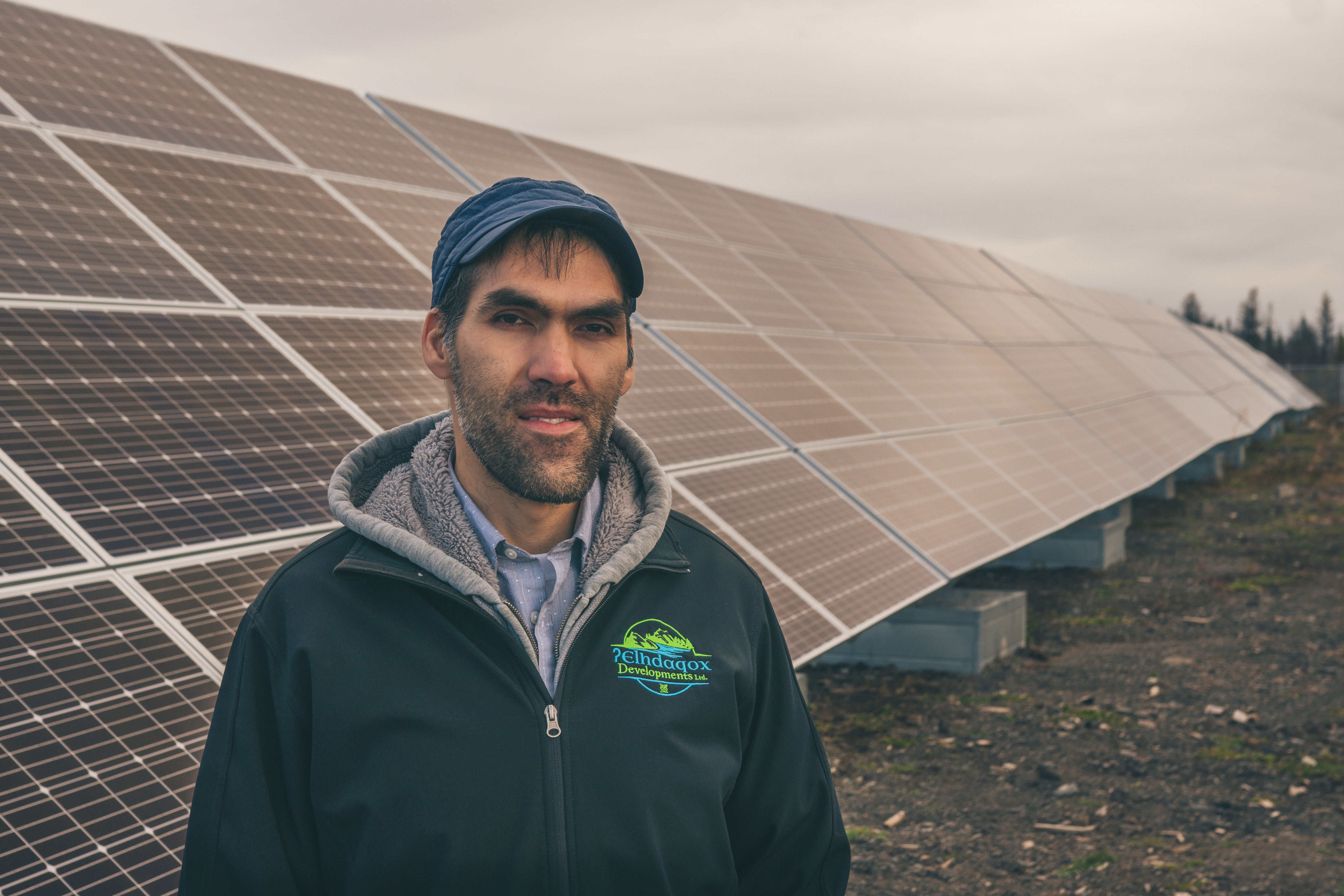 Chief Russ at Solar Farm